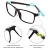 Colorful TR90 Rectangular Full Rim Flexible Boys And Girls Comfortable And Durable Glasses Frame For Optical Prescription Lenses