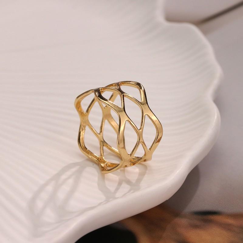 New Silk Scarf Buckle Simple Line Alloy Versatile Hijab Ring Headband Fixing
