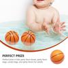 6 Pcs 4Cm Mini Sponge Basketball Toy Pu Stress Relief Ball Kid Sensory Toy Themed Party Toy Kid Indoor And Outdoor Toys