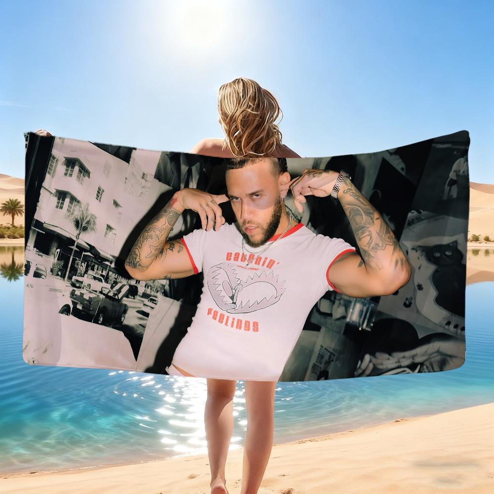 Singer C-cliqu V-vida Rockstar Towel Gift For Travel Gym Sauna Travel Spa Shower Camping Quick Dry Sports Beach Towels Soft Pool