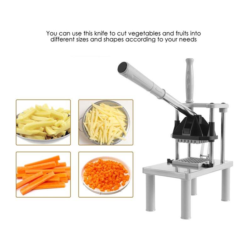 ABBP-Commercial Vegetable Fruit Chopper Heavy Duty Stainless Steel French Fry Cutter For Tomato
