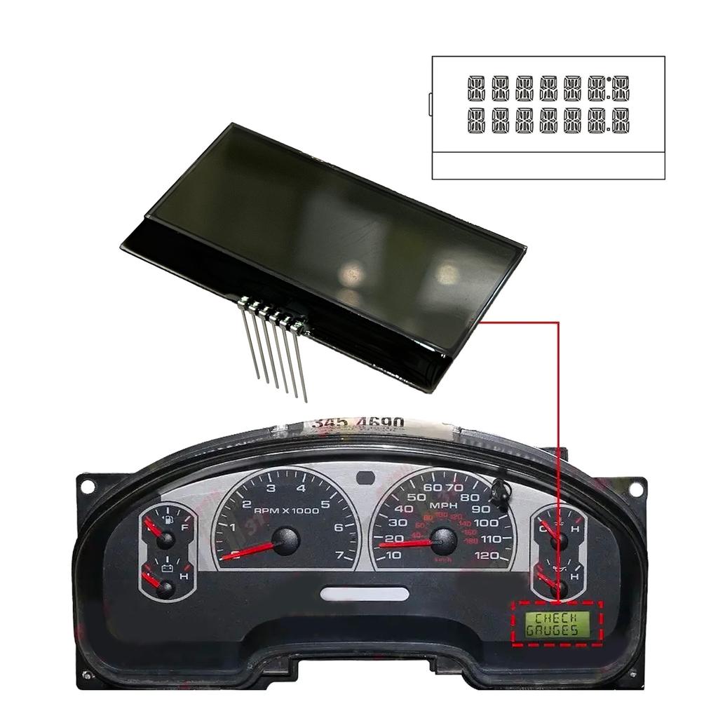 Car Speedometer Cluster LCD Screen For F150 2004-2008 Speedometer Cluster Car Interior Accessory