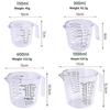150/300/600/1000Ml 1 Pcs Baking Liquid Measuring Cups Scale Cup Plastic Mixing Cup Kitchen Baking Tools