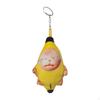 Banana Key Rings Cute Soft Stuffed Pendant with Sound for Handbag Party Favor Purse Kids Adults