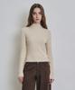 Keoseuteomeokeullagumeon [Italy] Slim Mock Neck Ribbed Knit 5 Color Cowkt009