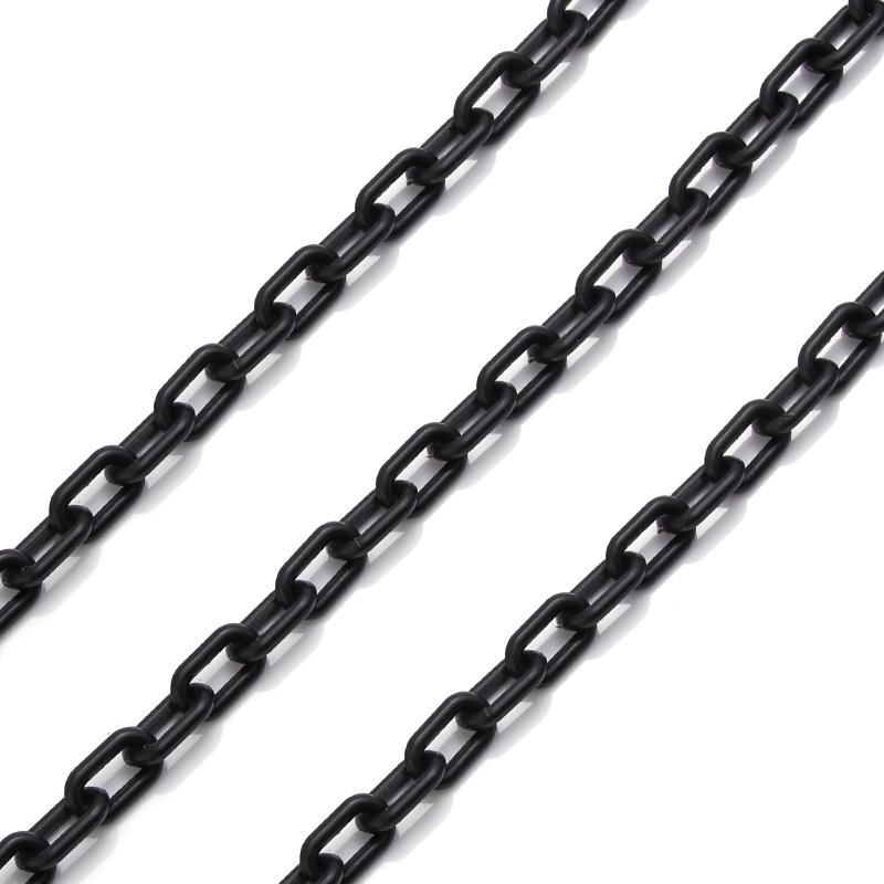 10Pcs/Lot 0.5m Colorful Acrylic Link Chain Keychains for Decoration Making Accessories DIY Necklace Bracelet Phone Chain Supply