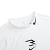 Nike T-Shirt Round Neck Reflective Logo Comfortable Long Sleeve Kids Tops Pure-White NY2412084GS-003