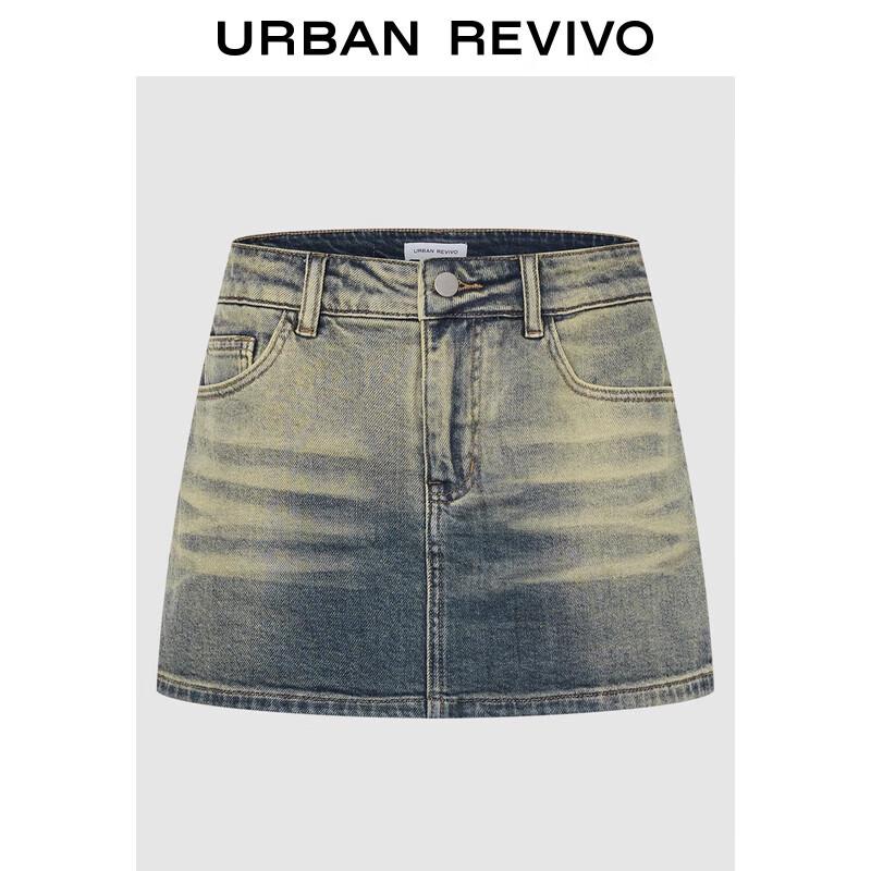 

UR 2025 Весенние Винтажные Вываренные Потертые Джинсовые Шорты 28