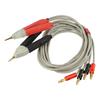 Gold Plated Connector LCR Meter Test Cable Terminal Kelvin Clip Wires Provides Optimal Contact and Conductivity
