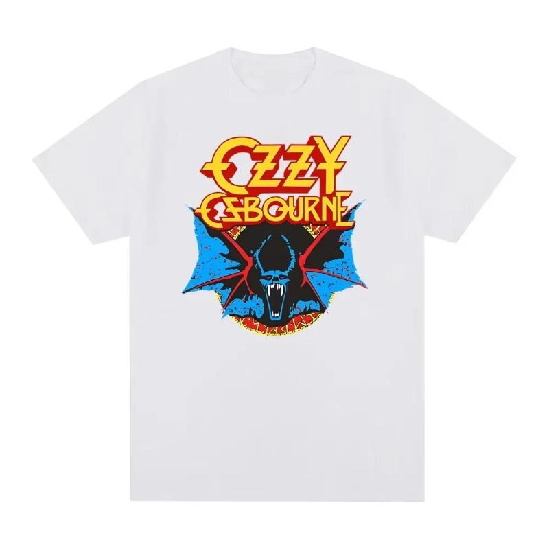

2025 Summer Ozzy Osbourne Tshirt Graphic Printing Hiphop Mens Shortsleeved Gothic Fashion Cotton Tshirt High Quality Top 4XL