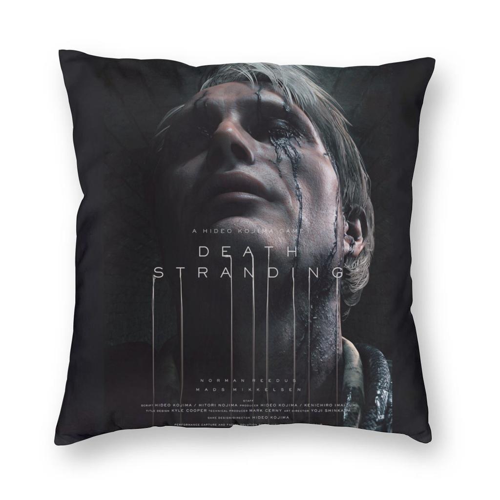 Vintage Higgs Monaghan Bootleg 90S Retro Pillowcase Printed Cushion Cover Decor Death Stranding Pillow Case Cover Home Zipper
