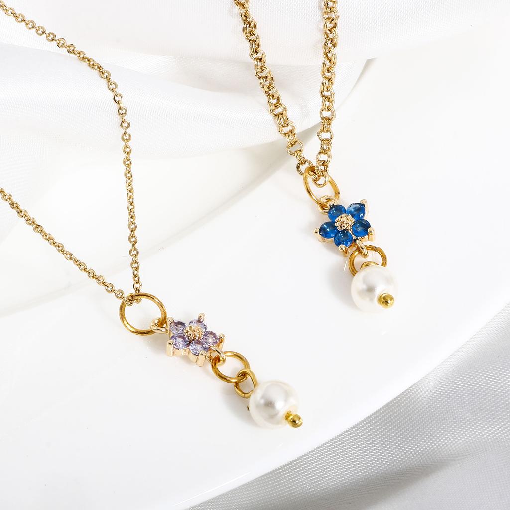 2 Piece Flower Brass Connectors Charms Pendants For DIY Jewelry Making 18K Real Gold Plated Multicolour Cubic Zirconia 12mmx8mm