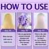Shampooing violet nourrissant et adoucissant pour cheveux décolorés