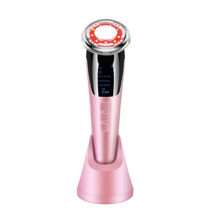 EMS Microcurrent Photon Rejuvenation Facial Lifting Massager with Hot/Cold Therapy