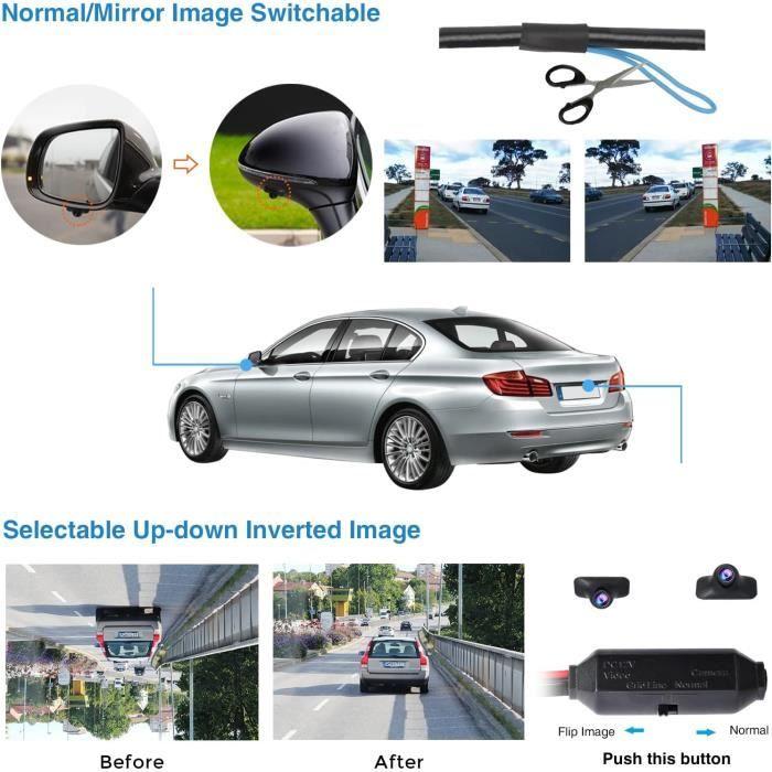 Parkvision caméra de recul avec objectif rotatif