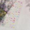 Fruit 5D Nail Art Sticker Apple Strawberry Cherry Love Hearts Bowknot Stars Cartoon Butterfly Manicure Decal DIY