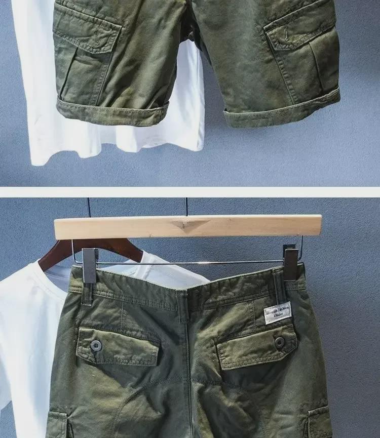 Modne, codzienne, jednokolorowe szorty męskie na lato – luźny krój, uniwersalne, idealne na plażę i do pracy.