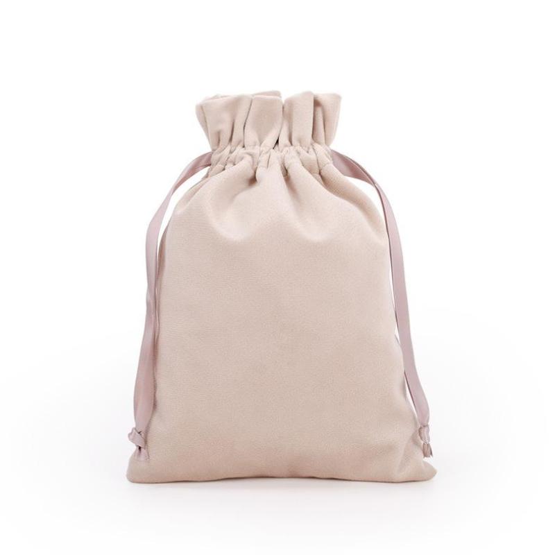 Luxury Velvet Drawstring Pouch Jewelry Storage Gift Wrapping Bag Reusable Dust-proof Bags for Party Favor Wedding Gift