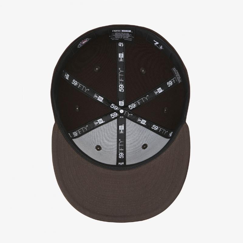 Czapka New Era Mlb La Dodgers Fitted Cap Burnt Wood