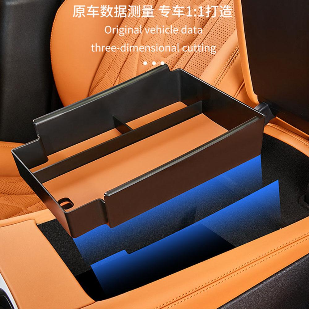 For BYD Sea Lion 07 EV Central Control Armrest Storage Box With Shock-Absorbing Pads No abnormal noise Car Interior Supplies