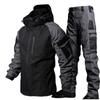 Waterproof Sets Men Wear Resistant Training Suit Outdoor Pocket Uniform Camping Tracksuit