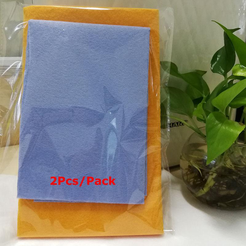 2/8Pcs Ultra-Absorbent Miracle Cleaning Shammy Multi-Purpose Reusable Cleaning Cloth Non-Woven Car Cleaning Towel Car Bathroom