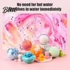 Scented Bath Bombs Salt with Surprise Toy Inside Plants Extract Essential Oils Handmade Spa Fizzies Ball Dry Skin Moisturizing Shower Relaxation Gift