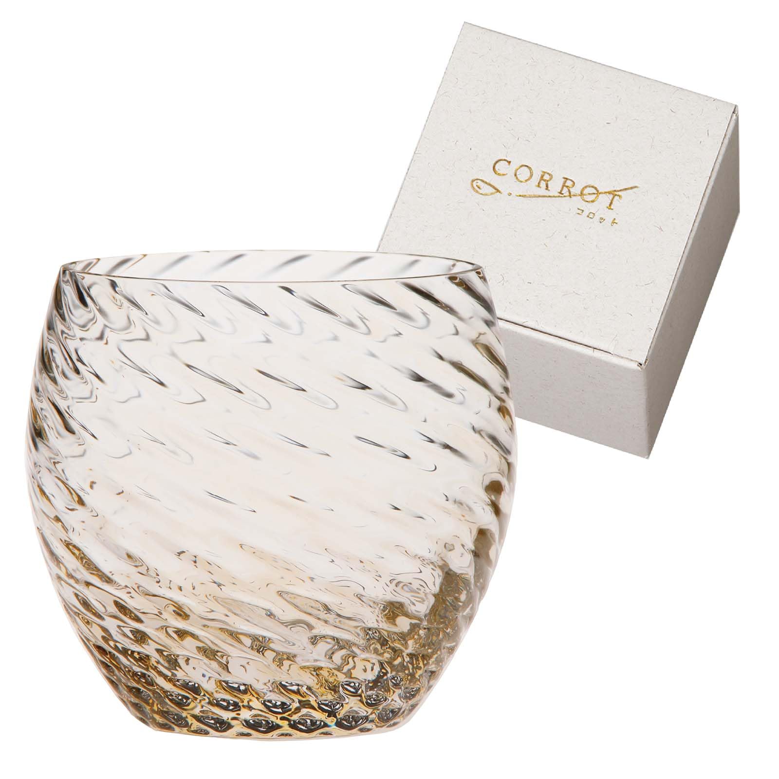 Toyo Sasaki Glass CORROT 10088 in Handmade (Amber) [Made Japan, Glass, 310ml] янтарь