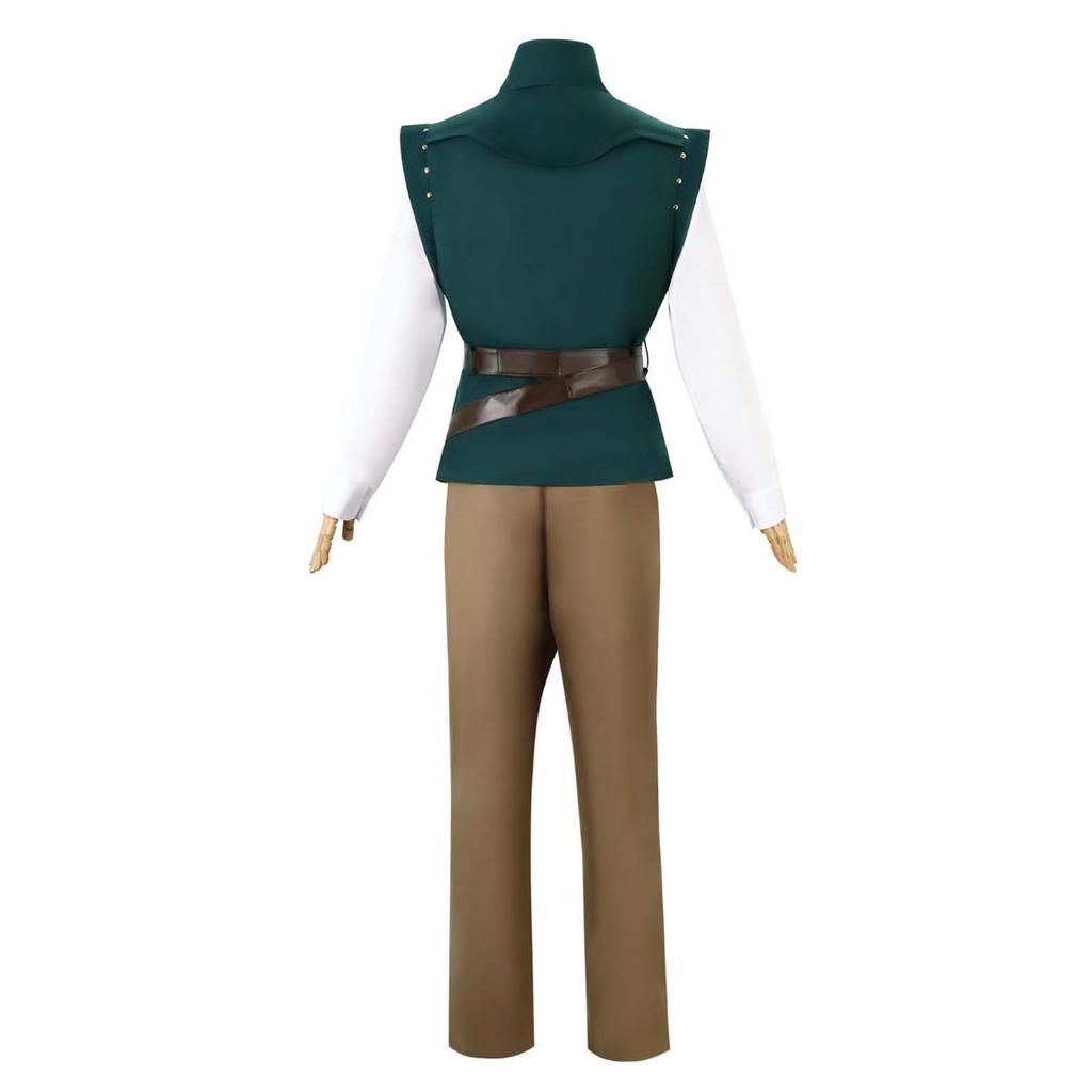 Adult Halloween Cosplay Full Set Outfit Men Flynn Rider Costume With Belt Bag DISP-004