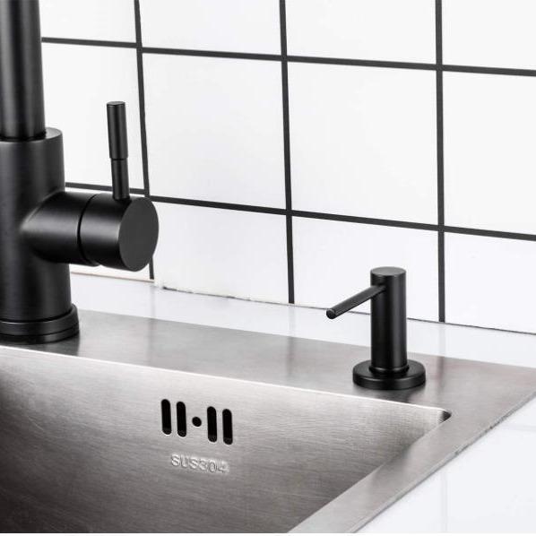 304 Stainless Steel Push-Type Kitchen Soap Dispenser