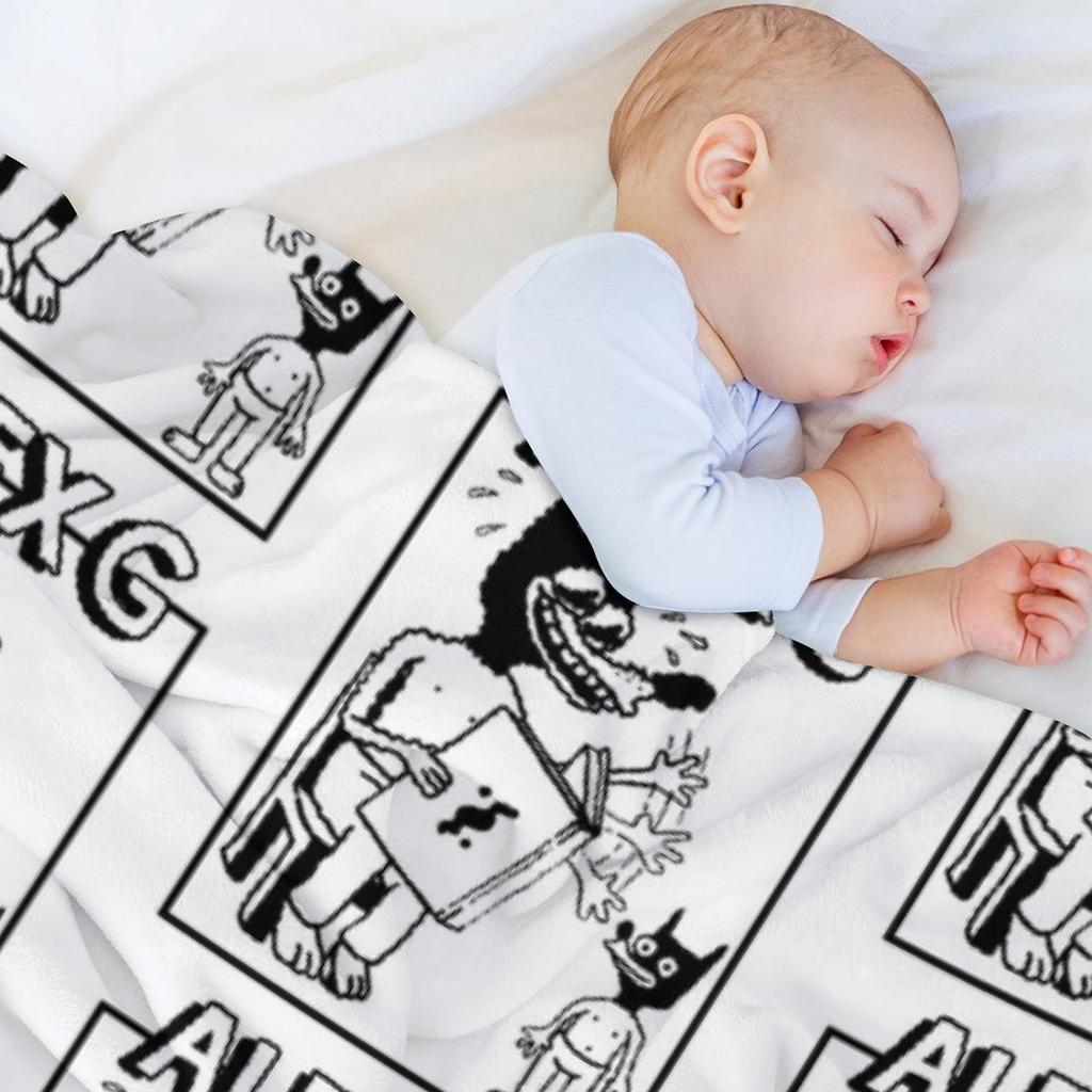 (Kumlu) Alex G Hikaye Anlatımı Battaniye Battaniyeler Dekorasyon Kanepeleri Bebek Yatağı Battaniyeleri Nevresimler Lüks Battaniyeler