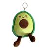 Avocado Plüsch Schlüsselanhänger Anhänger Stofftier Schlüsselanhänger Stilvoller Taschenanhänger Modisches Accessoire für Autoschlüssel und Handtaschen