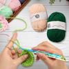 Useful Floral Resin Grips Crochet Hook Non-Slip Knitting Tools Weave Needle 2.0-6.0mm Yarn Knitting DIY Weaving Tools DIY Craft