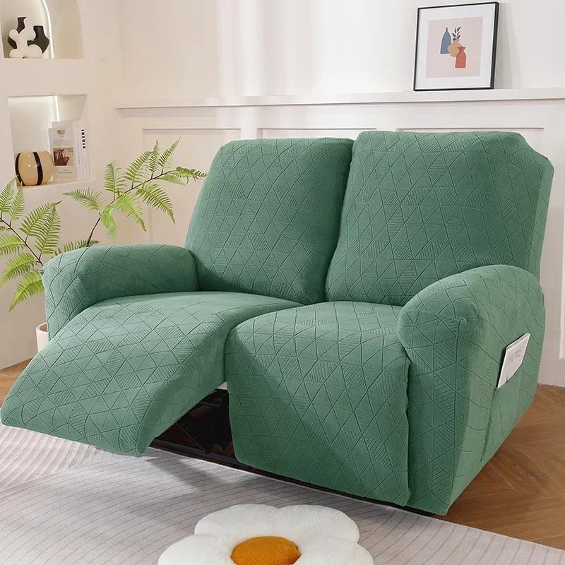 Recliner Sofa Cover Non-slip Massage  Sofa Cover All-inclusive Lounger Single Seater Couch Sofa Slipcover Armchair Cover