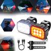 Bright And Durable Mountain Road Bicycle Front And Rear Light Set For Night Riding