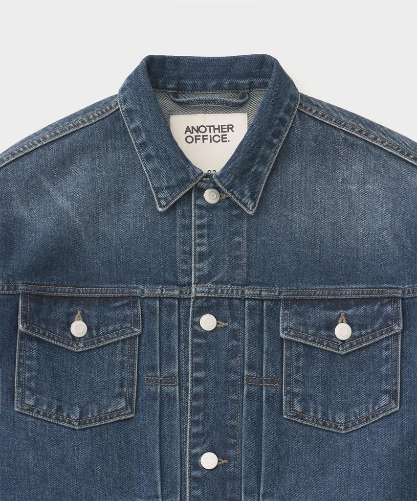 Another Office Maverick Denim Jacket (Mid Blue)