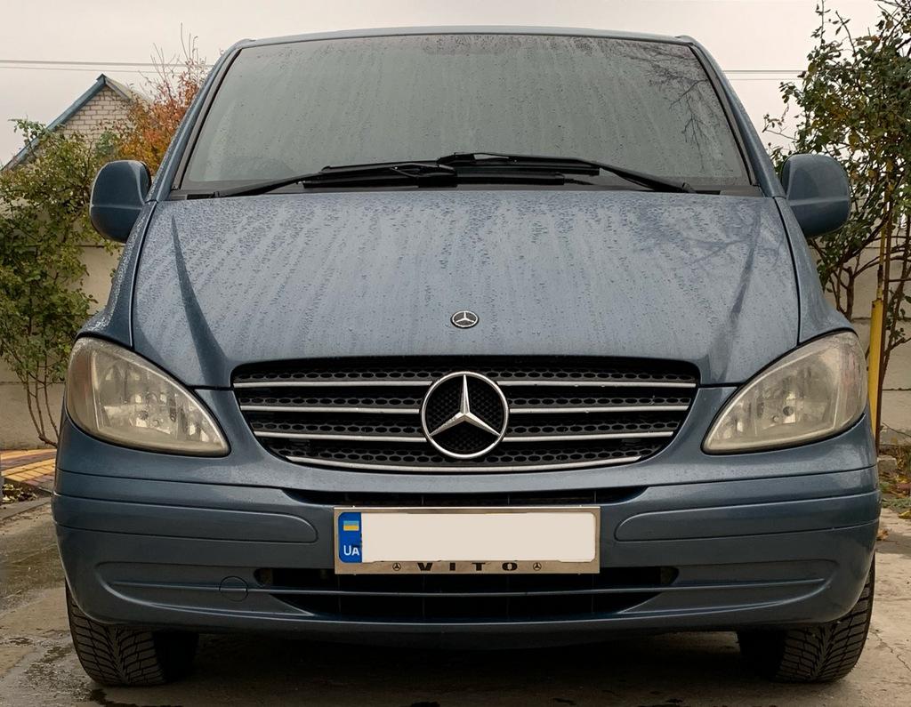 

Рамка под номер хром (1 шт, нержавейка) для Mercedes Vito W639 2004-2014 гг