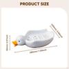 Duck Soap Holder Ornament Cute Ceramic, Easy Cleaning, Dish Container Self Draining for
