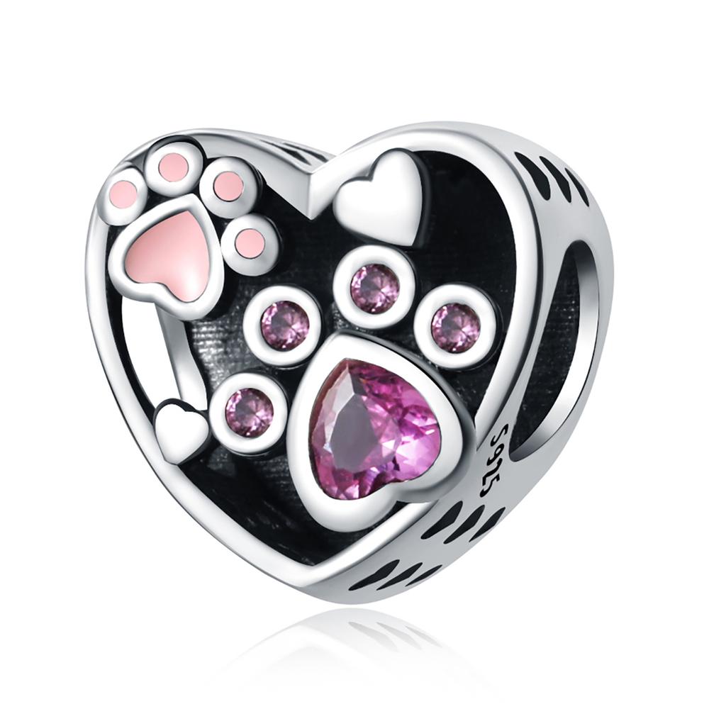 Copper Metal Cute Cats Dogs Animals Pets Series Charm Bead Components Bead Components Compatible With Wear Bracelets Do It Yourself High Quality Fine