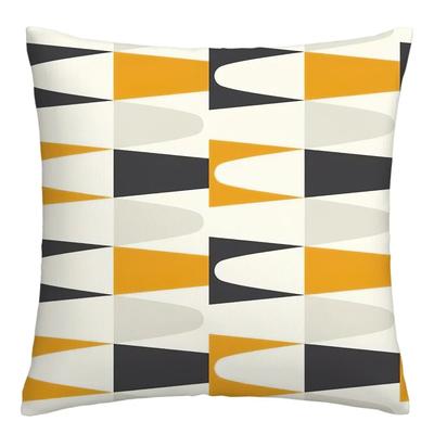 Orange Gelb Geometrischer Kissenbezug Wohnzimmer Sofa Kissenbezug, Ihre Heimdekoration