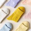 Female Autumn and Winter Pure Color Cotton Anti Odor Anti Pilling Tube Socks