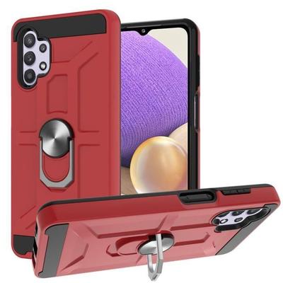 Case - Samsung - Galaxy A32 5G - Shockproof - Anti-Scratch - Red Ring Stand