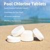 Chlortabletten für Schwimmbäder, tötet und stoppt Algen, langsam auflösend, einzeln verpackt, Poolchlortabletten