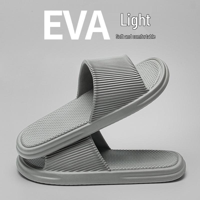 

Высококачественные нескользящие дезодорирующие EVA тапочки для ванной для мужчин и женщин 44-45 (fits 43-44) серый