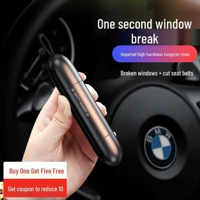 Martillo de seguridad para automóviles: Rompeventanas y Herramienta de Escape de Emergencia