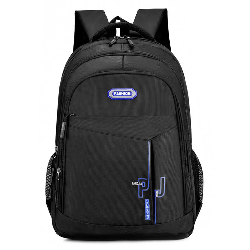 Letter Printed Oxford Fabric Business Laptop Backpack With Lightweight Design For High School Students