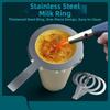 4Pcs 50/90/95/98 Calibre Baking Cup Gaskets Anti Scald Professional Stainless Steel Gaskets Safe Heat Resistant