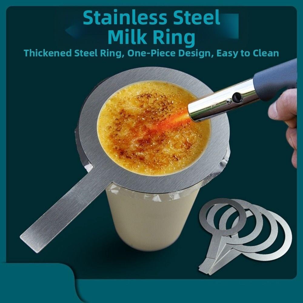4Pcs 50/90/95/98 Calibre Baking Cup Gaskets Anti Scald Professional Stainless Steel Gaskets Safe Heat Resistant