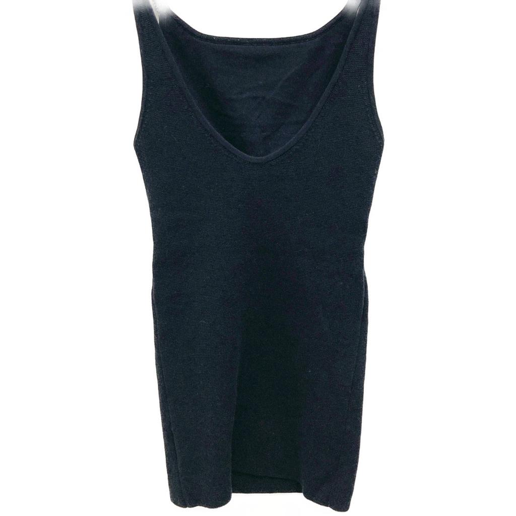 chaos Black Dark Grey Cardigan Camisole (2 Pieces) Tops F blackUsed