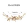 GORAIS Bride Wedding Hair Vine Flower Hair Piece Rhinestone Bridal Headpiece Hair Accessories for Women